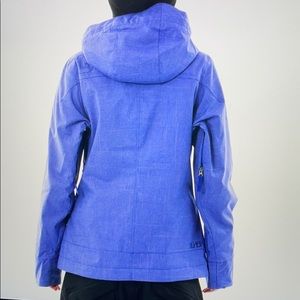 Used burton jet set jacket, purple size medium